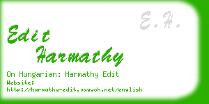 edit harmathy business card
